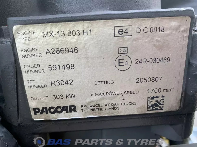 DAF CF Euro 6 Motor DAF MX13 300 H1 1850003 - Dzinējs - Kravas automašīna: foto 5 DAF CF Euro 6 Motor DAF MX13 300 H1 1850003 - Dzinējs - Kravas automašīna: foto 5