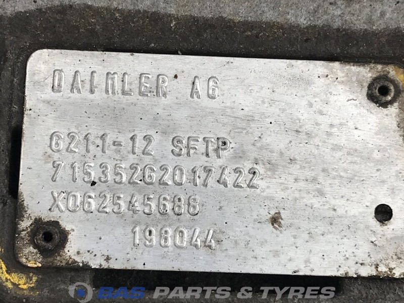 Mercedes-Benz Actros MP4 Mercedes G211-12 KL Powershift 3 Versnellingsbak A 001 260 36 00 - Pārnesumkārba - Kravas automašīna: foto 5 Mercedes-Benz Actros MP4 Mercedes G211-12 KL Powershift 3 Versnellingsbak A 001 260 36 00 - Pārnesumkārba - Kravas automašīna: foto 5