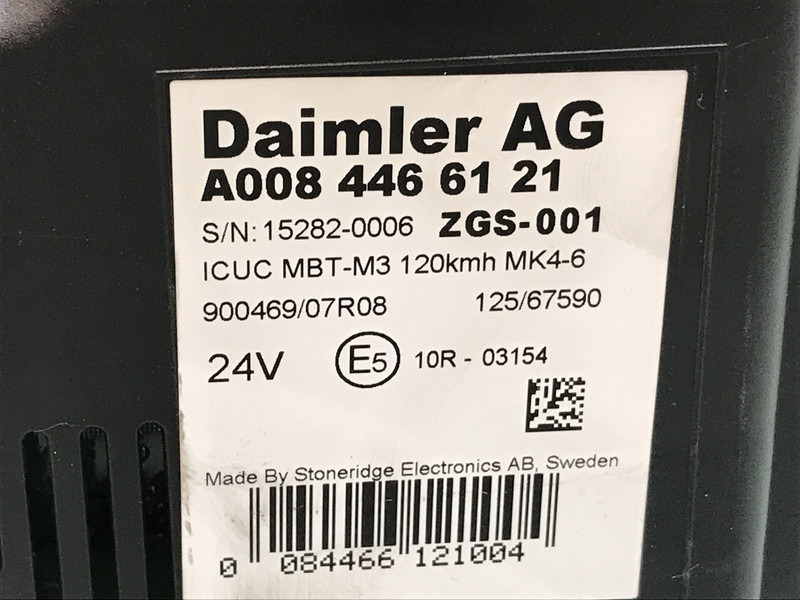 Mercedes-Benz Actros MP4 - Mērinstrumentu panelis - Kravas automašīna: foto 3 Mercedes-Benz Actros MP4 - Mērinstrumentu panelis - Kravas automašīna: foto 3