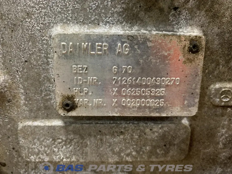 Mercedes-Benz Atego Mercedes G70-6 Powershift 3 Versnellingsbak A 001 260 36 00 - Pārnesumkārba - Kravas automašīna: foto 5 Mercedes-Benz Atego Mercedes G70-6 Powershift 3 Versnellingsbak A 001 260 36 00 - Pārnesumkārba - Kravas automašīna: foto 5