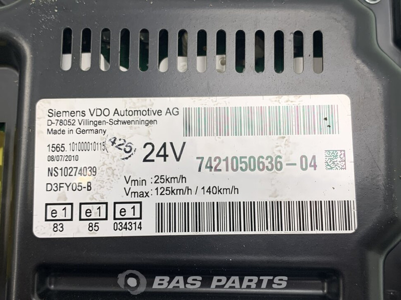 Renault Premium Euro 4-5 - Mērinstrumentu panelis - Kravas automašīna: foto 3 Renault Premium Euro 4-5 - Mērinstrumentu panelis - Kravas automašīna: foto 3