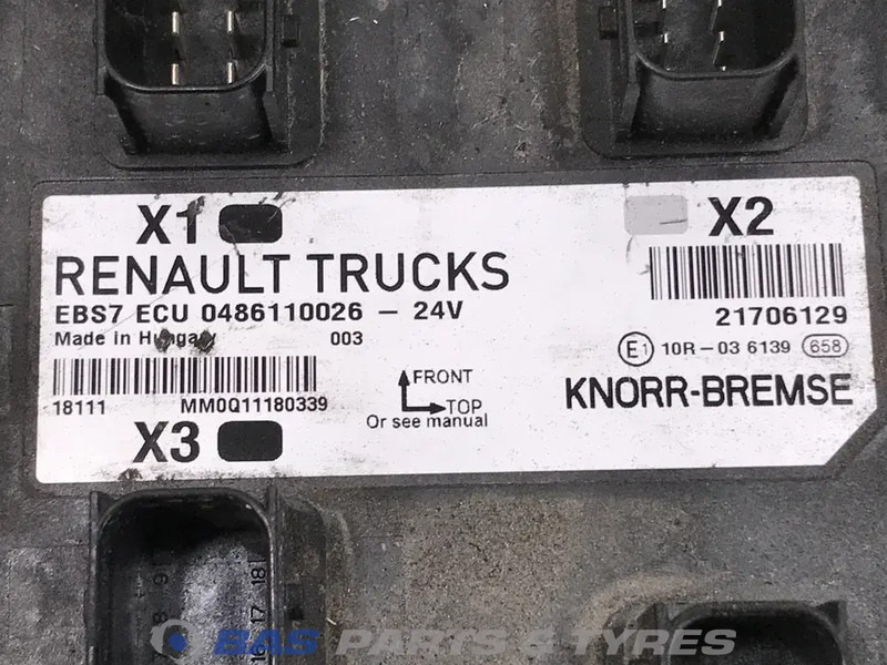 Renault T-Serie - Elektroniskais vadības bloks (ECU) - Kravas automašīna: foto 3 Renault T-Serie - Elektroniskais vadības bloks (ECU) - Kravas automašīna: foto 3