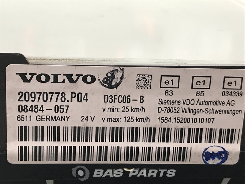 Volvo FE Instrumentenpaneel Volvo 20801968 - Mērinstrumentu panelis - Kravas automašīna: foto 3 Volvo FE Instrumentenpaneel Volvo 20801968 - Mērinstrumentu panelis - Kravas automašīna: foto 3