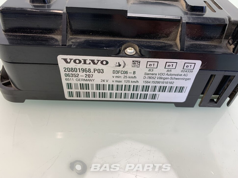 Volvo FE - Mērinstrumentu panelis - Kravas automašīna: foto 3 Volvo FE - Mērinstrumentu panelis - Kravas automašīna: foto 3