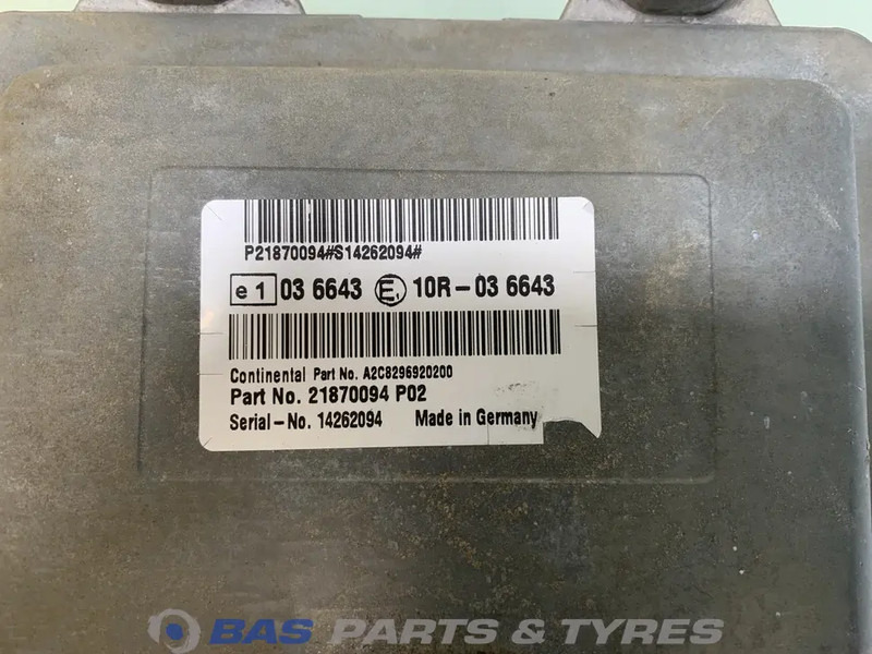 Volvo  - Elektroniskais vadības bloks (ECU) - Kravas automašīna: foto 3 Volvo  - Elektroniskais vadības bloks (ECU) - Kravas automašīna: foto 3