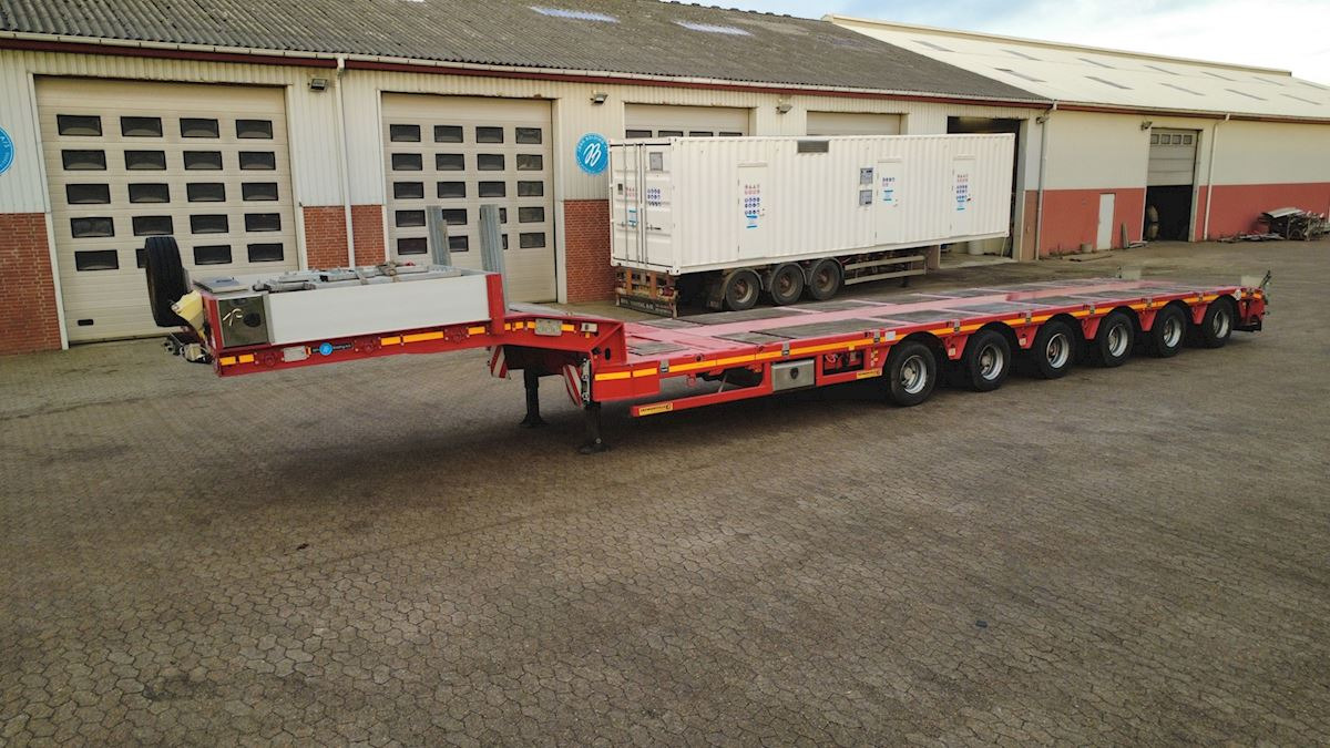 Faymonville F-S46-1AAB - Puspiekabe zema profila platforma: foto 1 Faymonville F-S46-1AAB - Puspiekabe zema profila platforma: foto 1