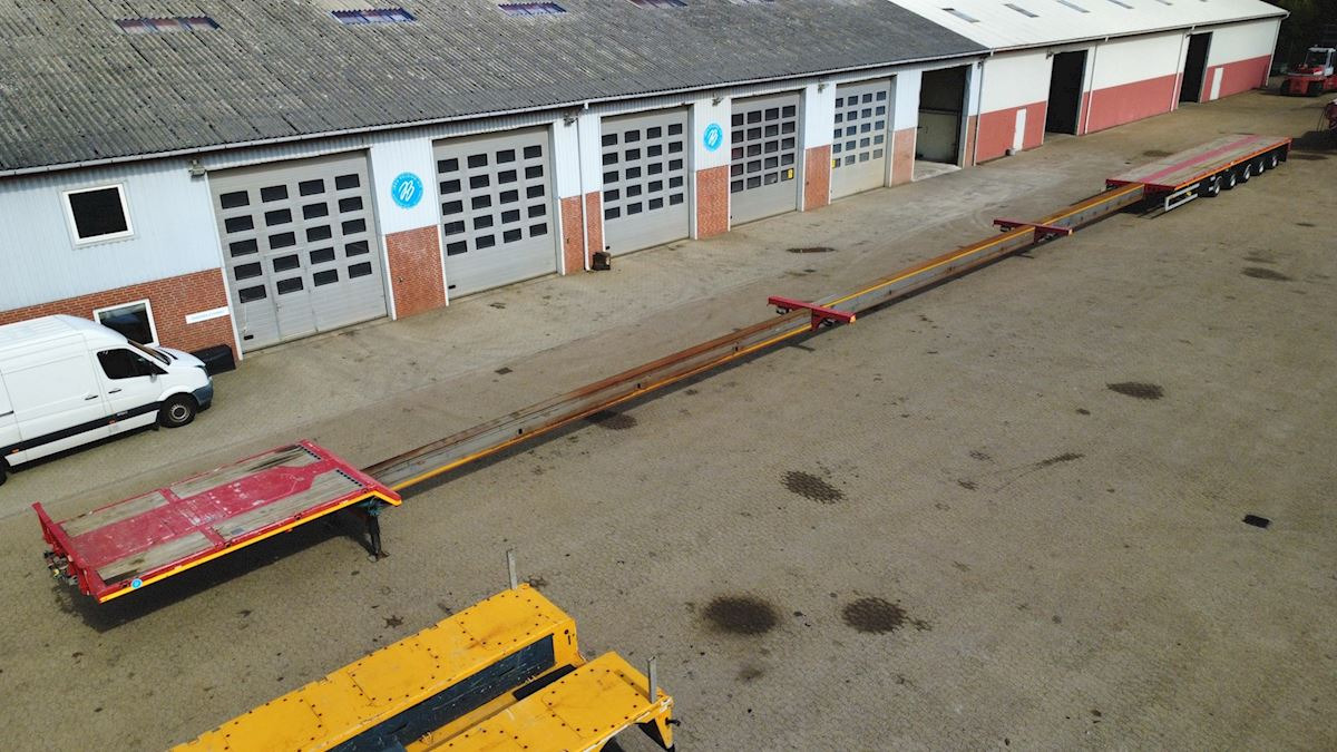 Faymonville SPZ-5AAAX - Puspiekabe zema profila platforma: foto 1 Faymonville SPZ-5AAAX - Puspiekabe zema profila platforma: foto 1