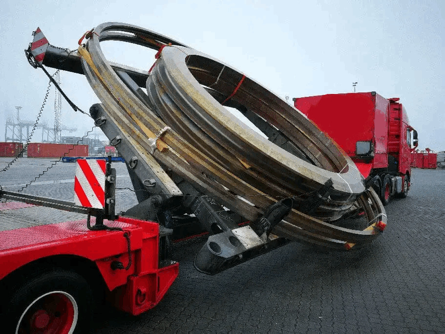 Faymonville STBZ 3 - Flangetrailer - Puspiekabe zema profila platforma: foto 4 Faymonville STBZ 3 - Flangetrailer - Puspiekabe zema profila platforma: foto 4