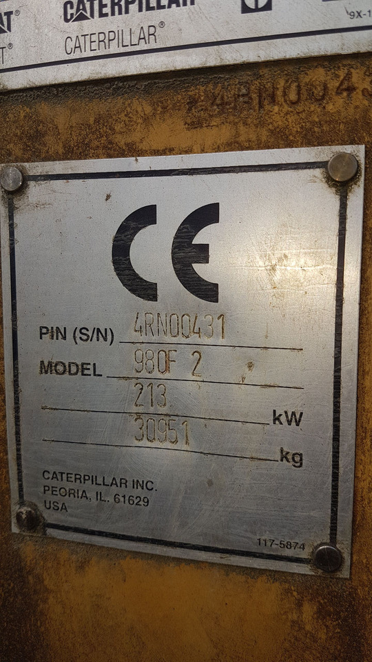 Riteņu iekrāvējs CATERPILLAR 980FII: foto 6