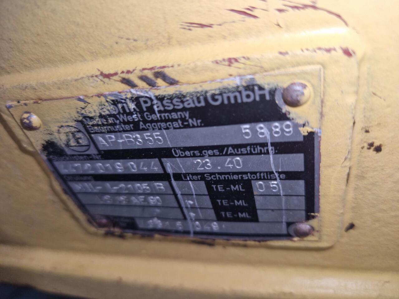 Eje ZF AP355 - Asis un rezerves daļas - Celtniecības tehnika: foto 2 Eje ZF AP355 - Asis un rezerves daļas - Celtniecības tehnika: foto 2