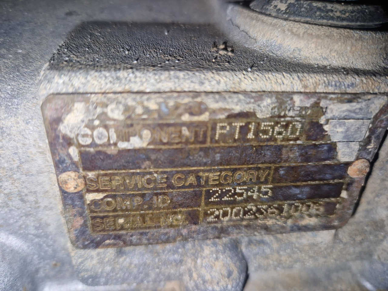 VOLVO PT1560 (VOLVO A25D) - Transmisija - Artikulētias pašizgāzējs: foto 3 VOLVO PT1560 (VOLVO A25D) - Transmisija - Artikulētias pašizgāzējs: foto 3