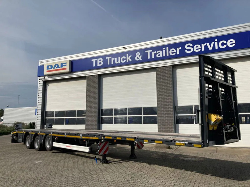 Kässbohrer SPA M3 / 1N - 18 / 27 Heavy Duty uitschuifbare vlakke mega trailer met liftas, rongen en oprijplaten - Puspiekabe slēgtā virsbūve: foto 3 Kässbohrer SPA M3 / 1N - 18 / 27 Heavy Duty uitschuifbare vlakke mega trailer met liftas, rongen en oprijplaten - Puspiekabe slēgtā virsbūve: foto 3