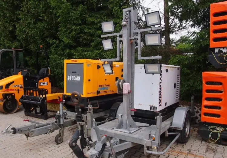 Agregat prądotwórczy Hiunday maszt oświetleniowy - Elektroģenerators: foto 1 Agregat prądotwórczy Hiunday maszt oświetleniowy - Elektroģenerators: foto 1