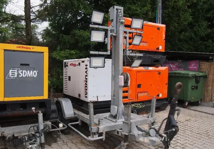 Agregat prądotwórczy Hiunday maszt oświetleniowy - Elektroģenerators: foto 2 Agregat prądotwórczy Hiunday maszt oświetleniowy - Elektroģenerators: foto 2