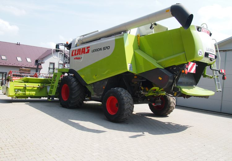 Kombajn zbożawy Claas Lexon 570 Kombajn zbożowy CLAAS LEXION 570+ heder VARIO 7,5m - Labības kombains: foto 5 Kombajn zbożawy Claas Lexon 570 Kombajn zbożowy CLAAS LEXION 570+ heder VARIO 7,5m - Labības kombains: foto 5