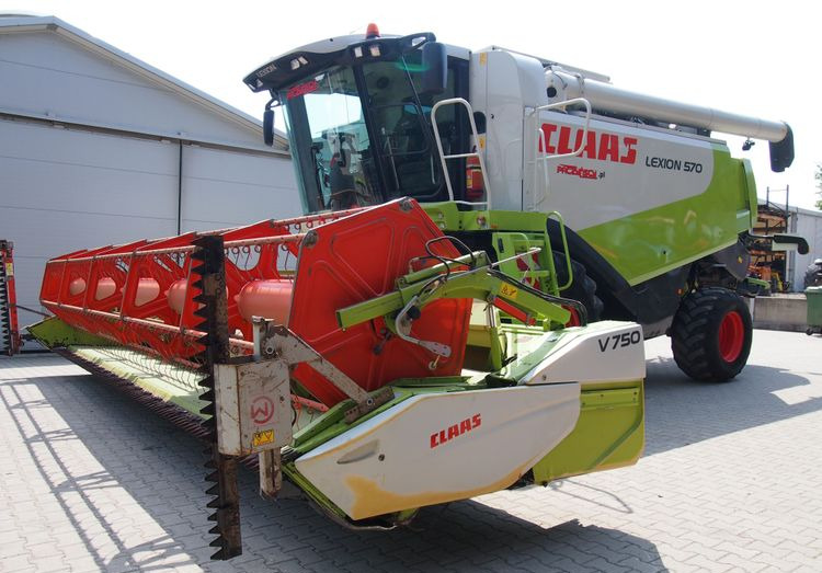 Kombajn zbożawy Claas Lexon 570 Kombajn zbożowy CLAAS LEXION 570+ heder VARIO 7,5m - Labības kombains: foto 2 Kombajn zbożawy Claas Lexon 570 Kombajn zbożowy CLAAS LEXION 570+ heder VARIO 7,5m - Labības kombains: foto 2