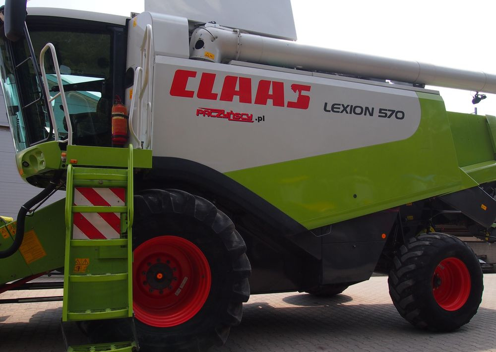 Kombajn zbożawy Claas Lexon 570 Kombajn zbożowy CLAAS LEXION 570+ heder VARIO 7,5m - Labības kombains: foto 4 Kombajn zbożawy Claas Lexon 570 Kombajn zbożowy CLAAS LEXION 570+ heder VARIO 7,5m - Labības kombains: foto 4
