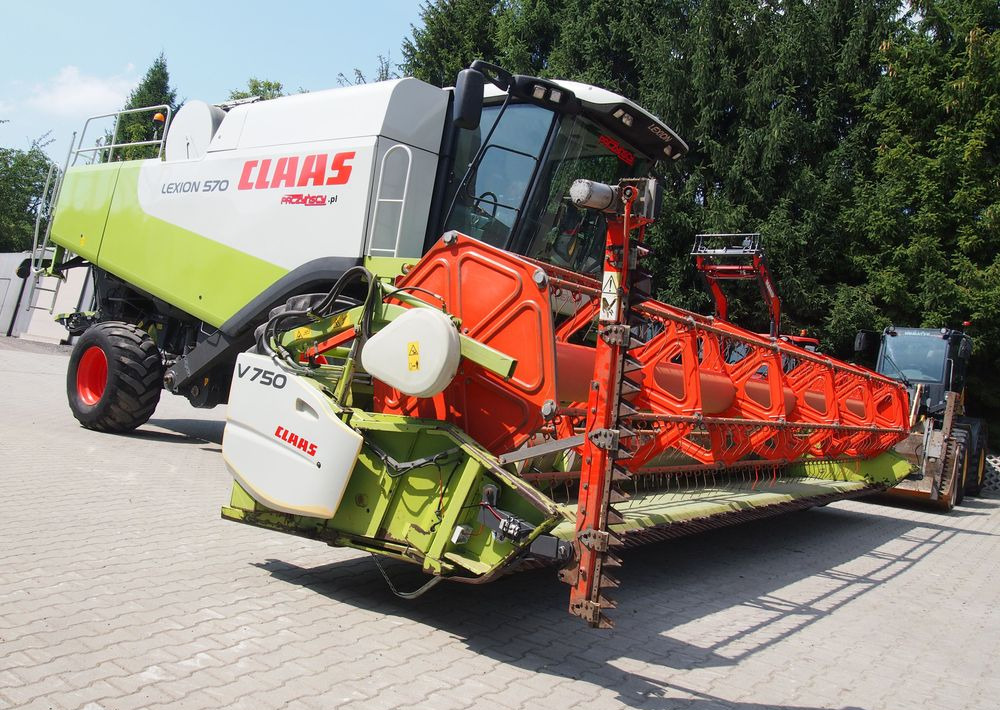 Kombajn zbożawy Claas Lexon 570 Kombajn zbożowy CLAAS LEXION 570+ heder VARIO 7,5m - Labības kombains: foto 3 Kombajn zbożawy Claas Lexon 570 Kombajn zbożowy CLAAS LEXION 570+ heder VARIO 7,5m - Labības kombains: foto 3