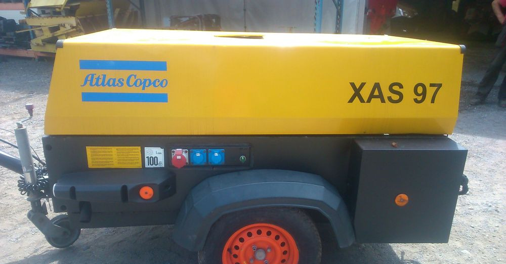 Kompresor Atlas Copco Atlas copco XAS 97 2015 Kompresor sprężarka śrubowa+ agregat prądotwórczy 12KVA - Gaisa kompresors: foto 1 Kompresor Atlas Copco Atlas copco XAS 97 2015 Kompresor sprężarka śrubowa+ agregat prądotwórczy 12KVA - Gaisa kompresors: foto 1