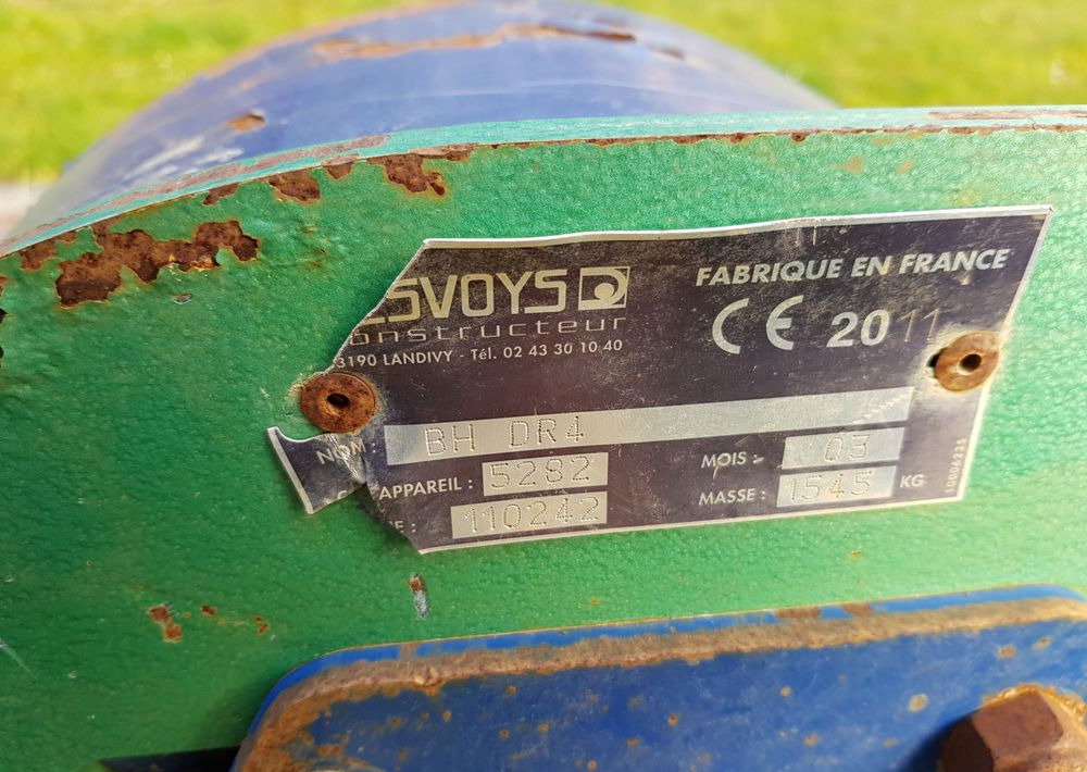 Kosiarka bijakowa Desvoys BH DR4 2011 - Pļaujmašīna-smalcinātājs: foto 5 Kosiarka bijakowa Desvoys BH DR4 2011 - Pļaujmašīna-smalcinātājs: foto 5