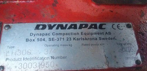 Ubijarka Dynapac LH 300 2006 - Vibrobliete: foto 4 Ubijarka Dynapac LH 300 2006 - Vibrobliete: foto 4