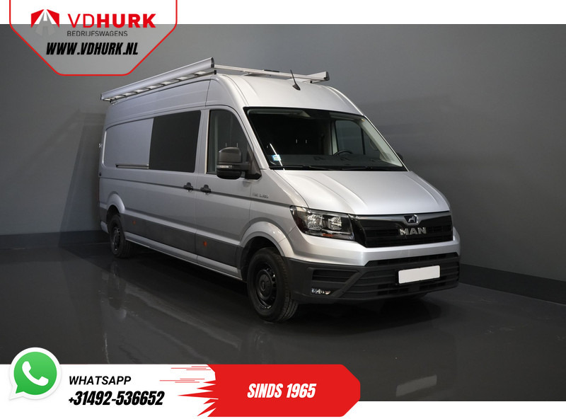 MAN TGE 3.180 180 pk DSG Aut. L4H3 DC Dubbel Cabine BPM VRIJ! 7 pers./ 270Gr. Deuren/ Carplay/ Imperiaal + Trap/ Gev.Stoel/ Cruise/ Came - Mazs furgons, Kravas-pasažieru furgons: foto 1 MAN TGE 3.180 180 pk DSG Aut. L4H3 DC Dubbel Cabine BPM VRIJ! 7 pers./ 270Gr. Deuren/ Carplay/ Imperiaal + Trap/ Gev.Stoel/ Cruise/ Came - Mazs furgons, Kravas-pasažieru furgons: foto 1