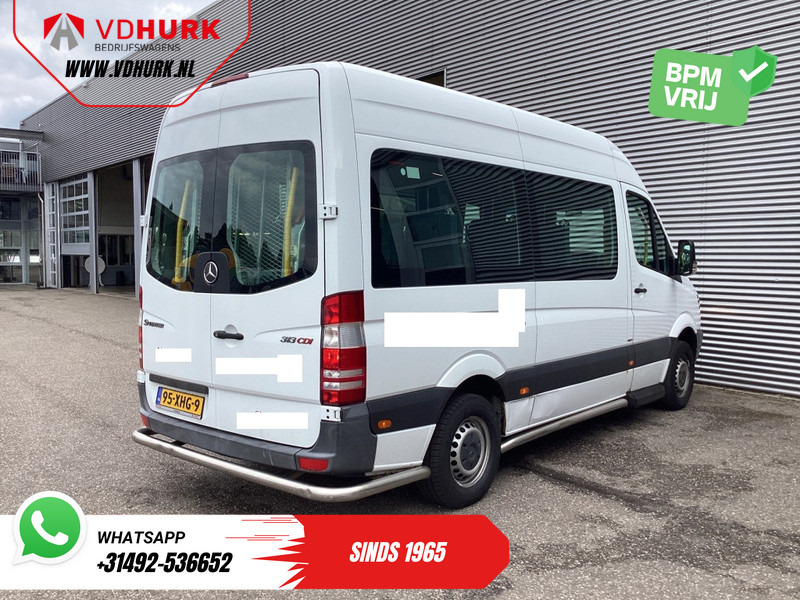 Mikroautobuss, Pasažieru furgons Mercedes-Benz Sprinter 313 2.2 CDI L2H2 €10.769 Incl. BTW BPM VRIJ! EXPORT ONLY Combi/ 9 Persoons/ Kombi/ 9P/ Airco/ Rolstoellift: foto 8