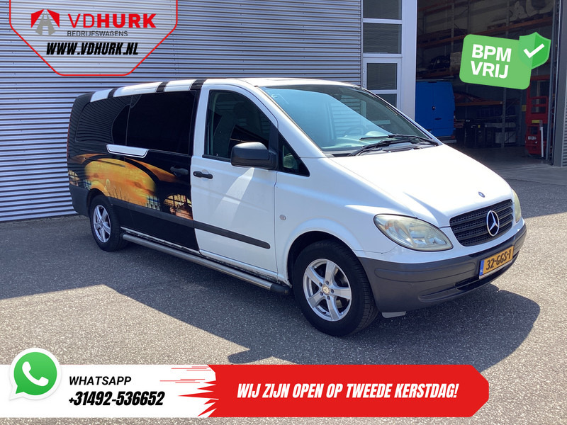 Mercedes-Benz Vito 109 CDI L3 EXPORT ONLY (€6.655,- Incl. BTW/BPM Vrij!) 9 Persoons/ Kombi/ Combi/ 9P/ Sidebars/ Camera/ Trekhaak/ Airco - Mikroautobuss, Pasažieru furgons: foto 1 Mercedes-Benz Vito 109 CDI L3 EXPORT ONLY (€6.655,- Incl. BTW/BPM Vrij!) 9 Persoons/ Kombi/ Combi/ 9P/ Sidebars/ Camera/ Trekhaak/ Airco - Mikroautobuss, Pasažieru furgons: foto 1