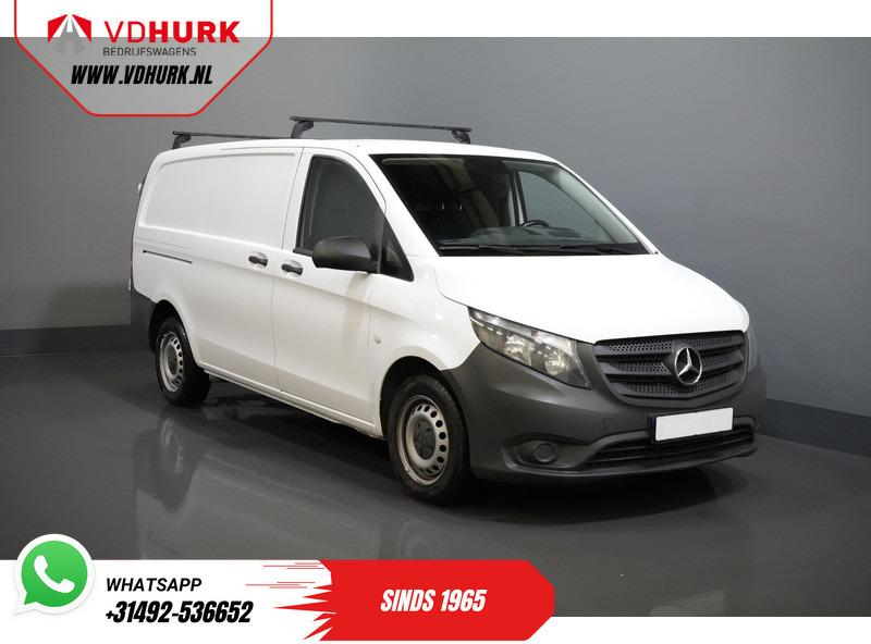 Mercedes-Benz Vito 116 CDI Aut. L2 RWD BPM VRIJ! Standkachel/ Navi/ Stoelverw./ Carplay/ Camera/ Cruise/ Trekhaak/ Airco - Mazs furgons: foto 1 Mercedes-Benz Vito 116 CDI Aut. L2 RWD BPM VRIJ! Standkachel/ Navi/ Stoelverw./ Carplay/ Camera/ Cruise/ Trekhaak/ Airco - Mazs furgons: foto 1