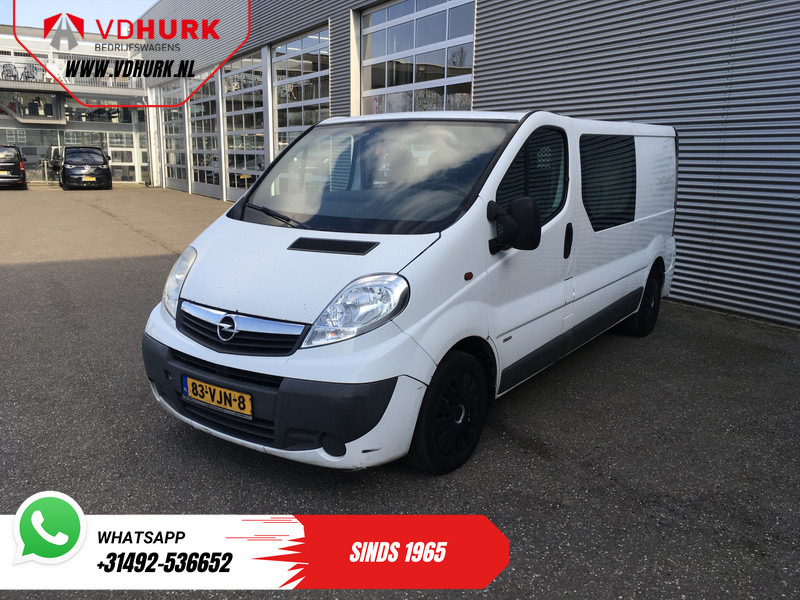 Mazs furgons, Kravas-pasažieru furgons Opel Vivaro 2.0 CDTI 115pk L2 DC Dubbel Cabine EXPORT ONLY APK 01-2026/ 6 Pers./ Airco/ Trekhaak: foto 7