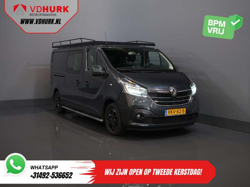 Renault Trafic 2.0 dCi 145 pk Aut. L2 DC Dubbel Cabine BPM VRIJ! 2xSchuifdeur/ LED/ Stoelverw./ Climate/ Cruise/ Imperiaal/ Sidebars/ Trekhaak/ - Mazs furgons, Kravas-pasažieru furgons: foto 1 Renault Trafic 2.0 dCi 145 pk Aut. L2 DC Dubbel Cabine BPM VRIJ! 2xSchuifdeur/ LED/ Stoelverw./ Climate/ Cruise/ Imperiaal/ Sidebars/ Trekhaak/ - Mazs furgons, Kravas-pasažieru furgons: foto 1