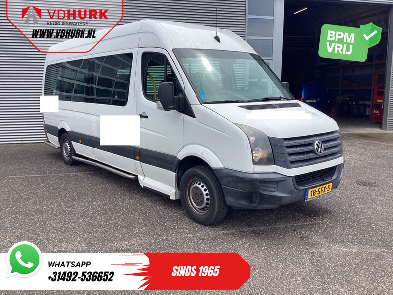 Volkswagen Crafter 35 2.0 TDI L3H2 EXPORT ONLY! €9.559 incl BTW/BPM Rolstoellift/ 9 Pers/ 9P/ Sidebars/ Rearbar/ Airco - Mikroautobuss, Pasažieru furgons: foto 1 Volkswagen Crafter 35 2.0 TDI L3H2 EXPORT ONLY! €9.559 incl BTW/BPM Rolstoellift/ 9 Pers/ 9P/ Sidebars/ Rearbar/ Airco - Mikroautobuss, Pasažieru furgons: foto 1