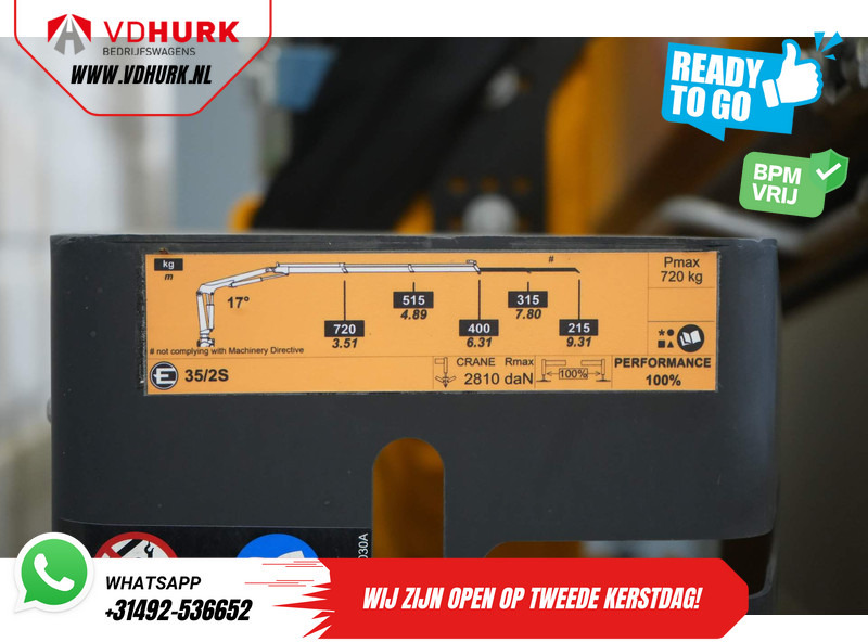 Automašīna ar kravas platformu Volkswagen Crafter 50 165 pk Effer 352S Kraan/ Crane/ Kran/ Autokran/ PTO/ Open laadbak/ Dubbel Lucht: foto 14 Automašīna ar kravas platformu Volkswagen Crafter 50 165 pk Effer 352S Kraan/ Crane/ Kran/ Autokran/ PTO/ Open laadbak/ Dubbel Lucht: foto 14