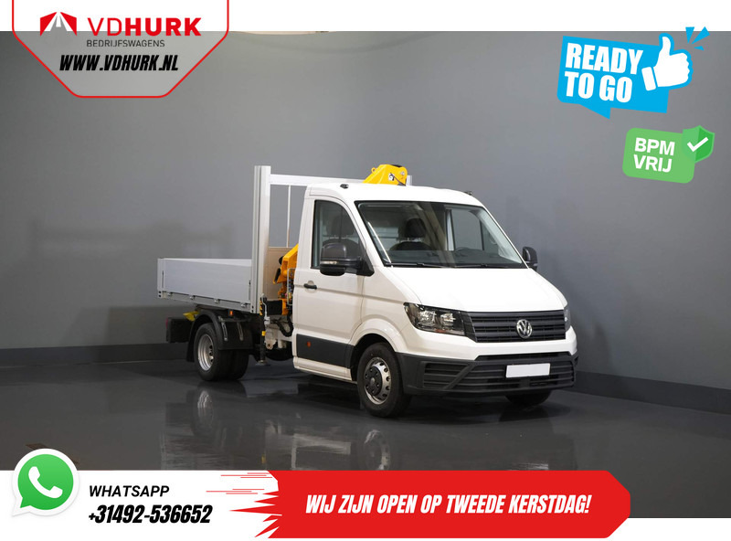 Automašīna ar kravas platformu Volkswagen Crafter 50 165 pk Effer 352S Kraan/ Crane/ Kran/ Autokran/ PTO/ Open laadbak/ Dubbel Lucht: foto 8 Automašīna ar kravas platformu Volkswagen Crafter 50 165 pk Effer 352S Kraan/ Crane/ Kran/ Autokran/ PTO/ Open laadbak/ Dubbel Lucht: foto 8
