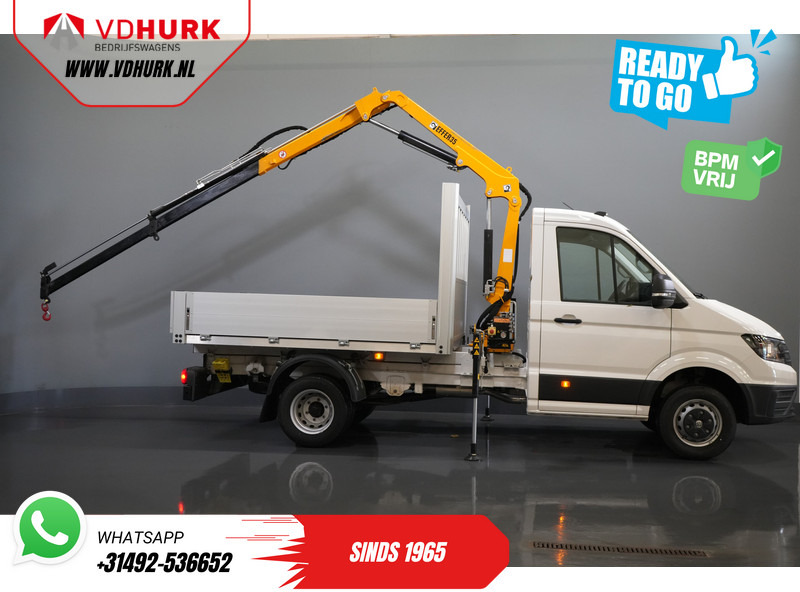 Volkswagen Crafter 50 165 pk Effer 352S Kraan/ Crane/ Kran/ Autokran/ PTO/ Open laadbak/ Dubbel Lucht - Pikaps: foto 2 Volkswagen Crafter 50 165 pk Effer 352S Kraan/ Crane/ Kran/ Autokran/ PTO/ Open laadbak/ Dubbel Lucht - Pikaps: foto 2