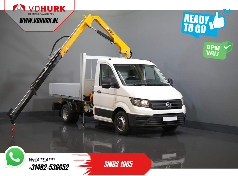 Volkswagen Crafter 50 165 pk Effer 352S Kraan/ Crane/ Kran/ Autokran/ PTO/ Open laadbak/ Dubbel Lucht - Pikaps: foto 1 Volkswagen Crafter 50 165 pk Effer 352S Kraan/ Crane/ Kran/ Autokran/ PTO/ Open laadbak/ Dubbel Lucht - Pikaps: foto 1