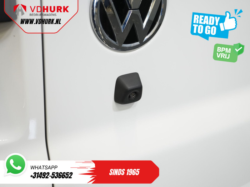 Mazs furgons, Kravas-pasažieru furgons Volkswagen Transporter 2.0 TDI 150 pk Aut. L2 DC Dubbel Cabine BPM VRIJ! Ready2Go 2xSchuifdeur/ Adapt Cruise/ LED/ Standkachel/ Stoelverw./ Carplay/ Ca: foto 16