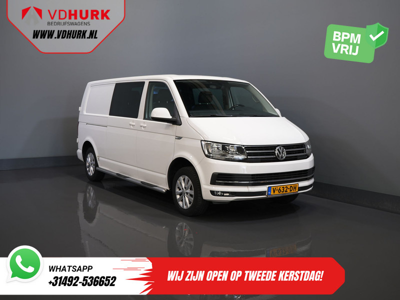 Volkswagen Transporter T6 2.0 TDI 150 pk DSG Aut. L2 Highline E6 DC Dubbel Cabine BPM VRIJ! Carplay/ Alarm/ Leder/ Cruise/ PDC/ Sidebars/ Trekhaak/ LMV - Mazs furgons, Kravas-pasažieru furgons: foto 1 Volkswagen Transporter T6 2.0 TDI 150 pk DSG Aut. L2 Highline E6 DC Dubbel Cabine BPM VRIJ! Carplay/ Alarm/ Leder/ Cruise/ PDC/ Sidebars/ Trekhaak/ LMV - Mazs furgons, Kravas-pasažieru furgons: foto 1