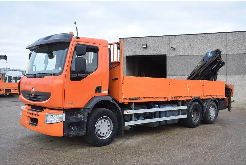 Renault Premium 410 - Bortu kravas automašīna/ Platforma, Kravas auto ar manipulatoru: foto 1 Renault Premium 410 - Bortu kravas automašīna/ Platforma, Kravas auto ar manipulatoru: foto 1