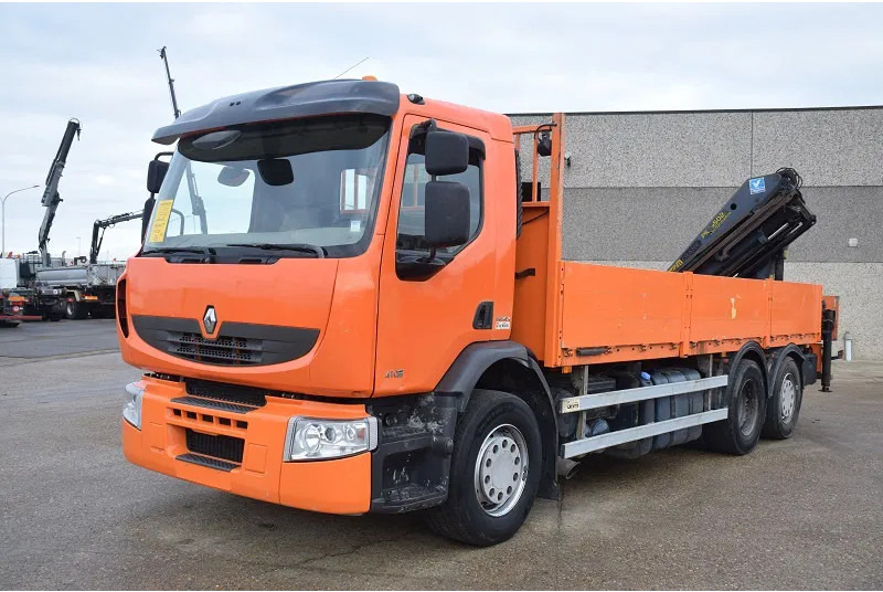 Renault Premium 410 - Bortu kravas automašīna/ Platforma, Kravas auto ar manipulatoru: foto 2 Renault Premium 410 - Bortu kravas automašīna/ Platforma, Kravas auto ar manipulatoru: foto 2