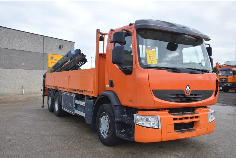 Renault Premium 410 - Bortu kravas automašīna/ Platforma, Kravas auto ar manipulatoru: foto 5 Renault Premium 410 - Bortu kravas automašīna/ Platforma, Kravas auto ar manipulatoru: foto 5