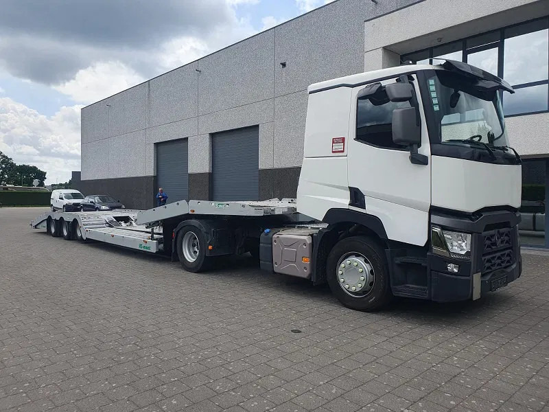 VS MONT VSAT02 -Belgische Trailer - Truck transporter - Puspiekabe autovedējs: foto 5 VS MONT VSAT02 -Belgische Trailer - Truck transporter - Puspiekabe autovedējs: foto 5