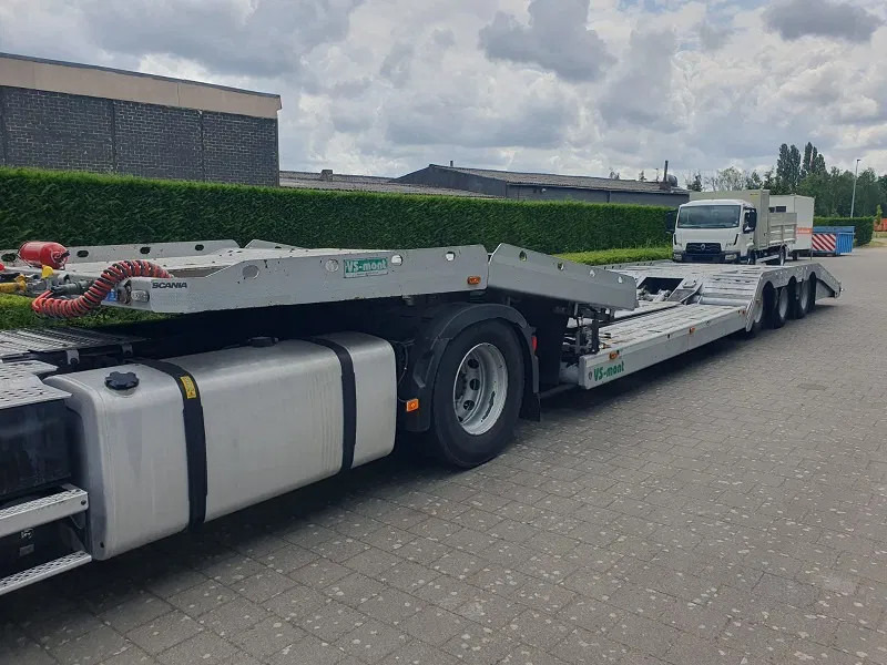 VS MONT VSAT02 -Belgische Trailer - Truck transporter - Puspiekabe autovedējs: foto 4 VS MONT VSAT02 -Belgische Trailer - Truck transporter - Puspiekabe autovedējs: foto 4