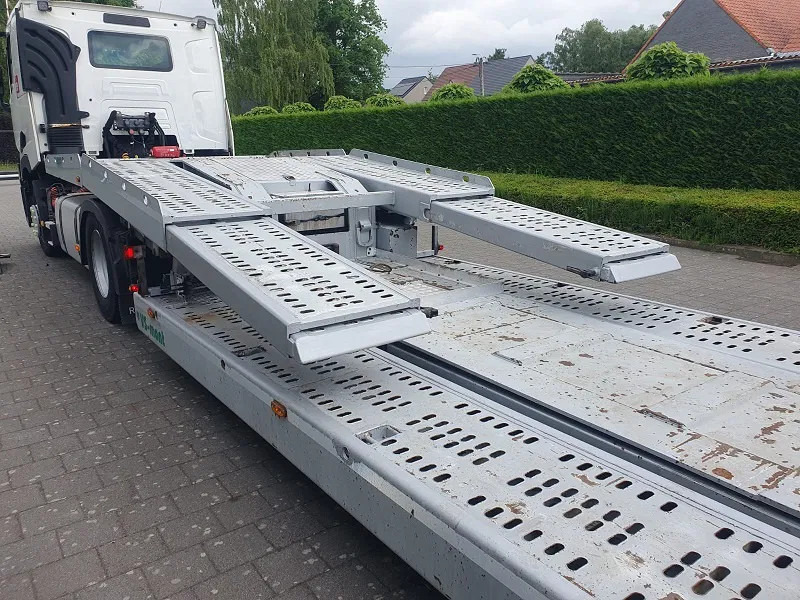 VS MONT VSAT02 -Belgische Trailer - Truck transporter - Puspiekabe autovedējs: foto 2 VS MONT VSAT02 -Belgische Trailer - Truck transporter - Puspiekabe autovedējs: foto 2