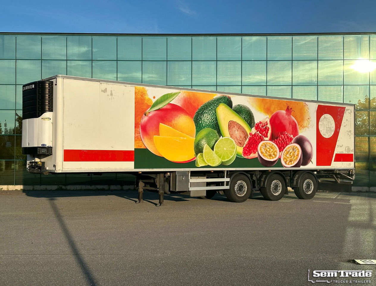Chereau Renders Carrier Maxima 1300 2X Steering Axle 1X Lift Axle Disc Brakes - Puspiekabe refrižerators: foto 1 Chereau Renders Carrier Maxima 1300 2X Steering Axle 1X Lift Axle Disc Brakes - Puspiekabe refrižerators: foto 1