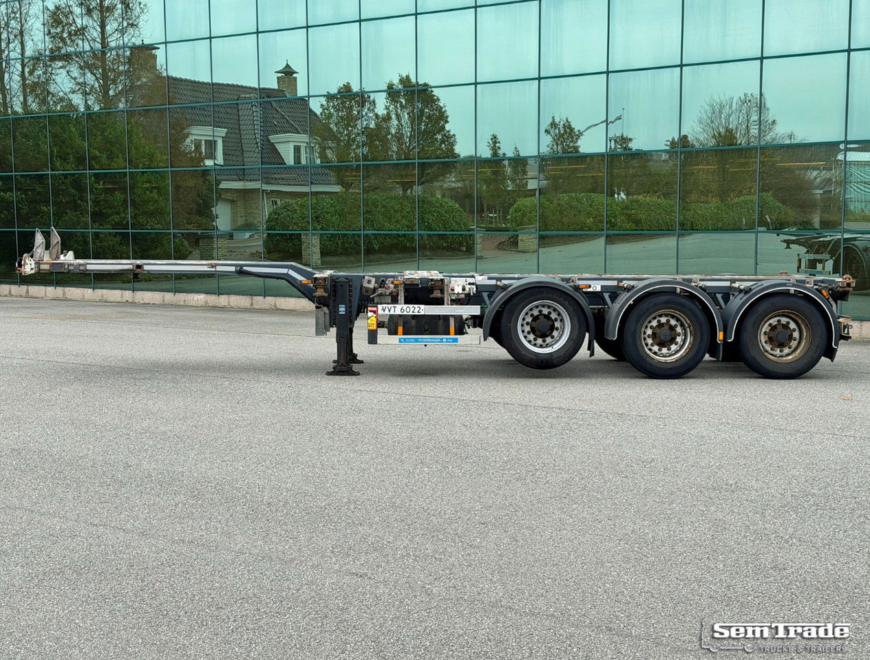 D-TEC VCC-01 FT-LS-S Drum Brakes Lift Axle Front+Middle+Back Slider Holland-Trailer - Puspiekabe noņemamā virsbūve/ Konteineru vedējs: foto 2 D-TEC VCC-01 FT-LS-S Drum Brakes Lift Axle Front+Middle+Back Slider Holland-Trailer - Puspiekabe noņemamā virsbūve/ Konteineru vedējs: foto 2