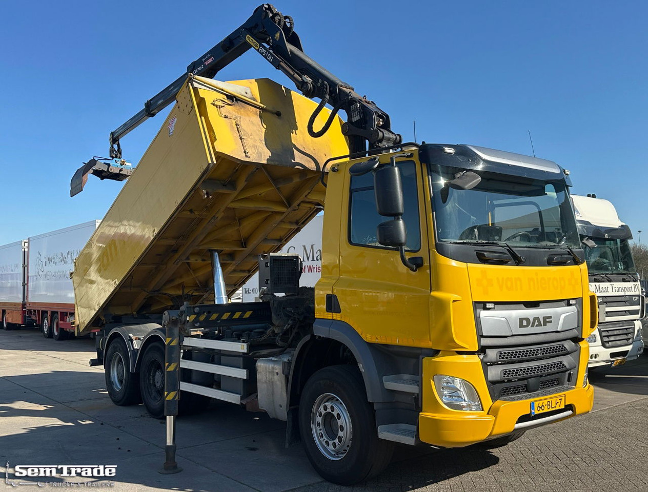 DAF CF 410 FAT 6X4 188.000 KM Palfinger 17 TON/Meter Kraan 2 Zijdige Ruizeveld K - Kravas auto ar manipulatoru: foto 5 DAF CF 410 FAT 6X4 188.000 KM Palfinger 17 TON/Meter Kraan 2 Zijdige Ruizeveld K - Kravas auto ar manipulatoru: foto 5