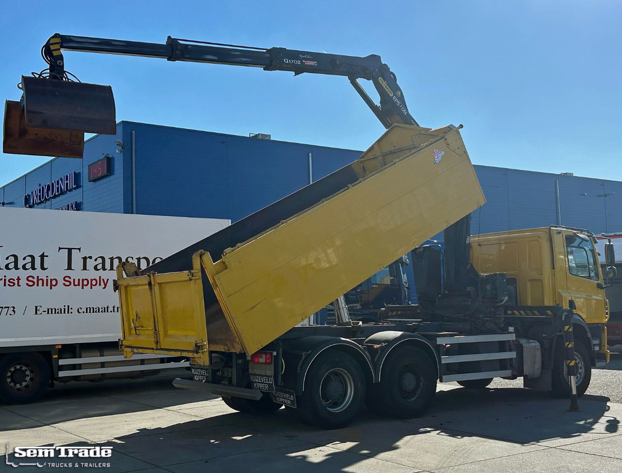 DAF CF 410 FAT 6X4 188.000 KM Palfinger 17 TON/Meter Kraan 2 Zijdige Ruizeveld K - Kravas auto ar manipulatoru: foto 3 DAF CF 410 FAT 6X4 188.000 KM Palfinger 17 TON/Meter Kraan 2 Zijdige Ruizeveld K - Kravas auto ar manipulatoru: foto 3
