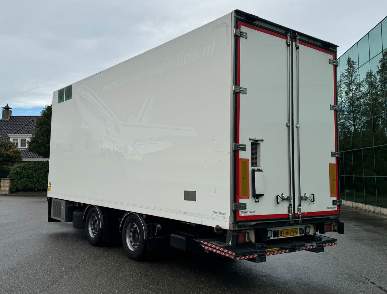 DRACO MZS 218 Wipkar 750 x 250 x 290 CM Inside Tail Lift 2021 TRS Iceland TOP Condition NL Trailertrailer - Piekabe slēgtā virsbūve: foto 3 DRACO MZS 218 Wipkar 750 x 250 x 290 CM Inside Tail Lift 2021 TRS Iceland TOP Condition NL Trailertrailer - Piekabe slēgtā virsbūve: foto 3