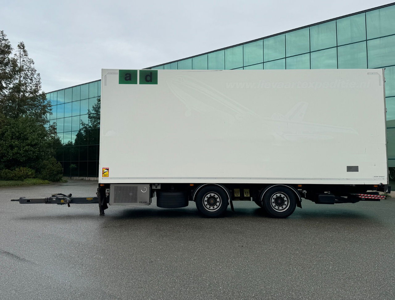 DRACO MZS 218 Wipkar 750 x 250 x 290 CM Inside Tail Lift 2021 TRS Iceland TOP Condition NL Trailertrailer - Piekabe slēgtā virsbūve: foto 2 DRACO MZS 218 Wipkar 750 x 250 x 290 CM Inside Tail Lift 2021 TRS Iceland TOP Condition NL Trailertrailer - Piekabe slēgtā virsbūve: foto 2